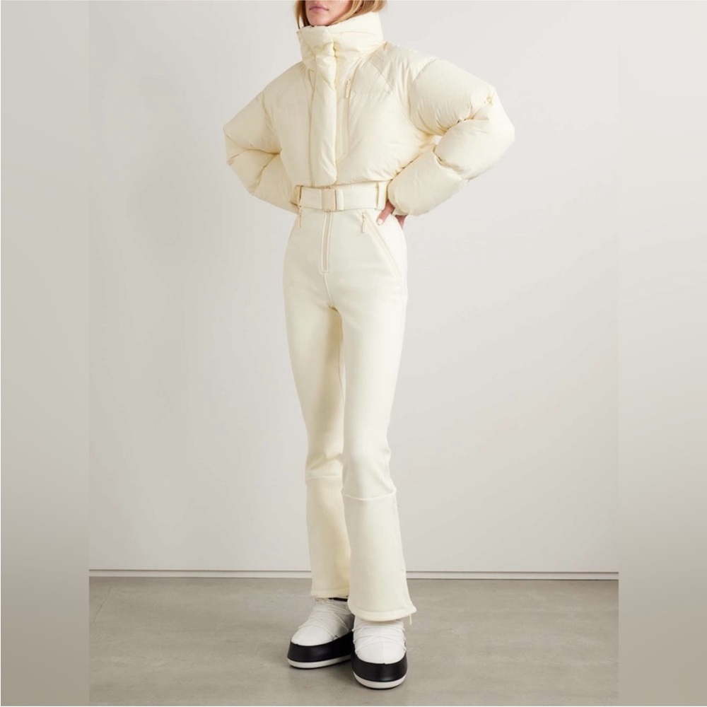 NWT Cordova Myoko soft shell down ski suit alabaster Small